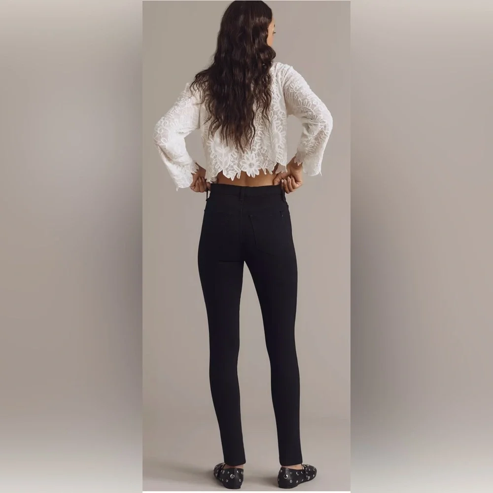 Joe's Jeans The Charlie High-Rise Skinny Jeans Faded Black size 27 - Picture 3 of 14